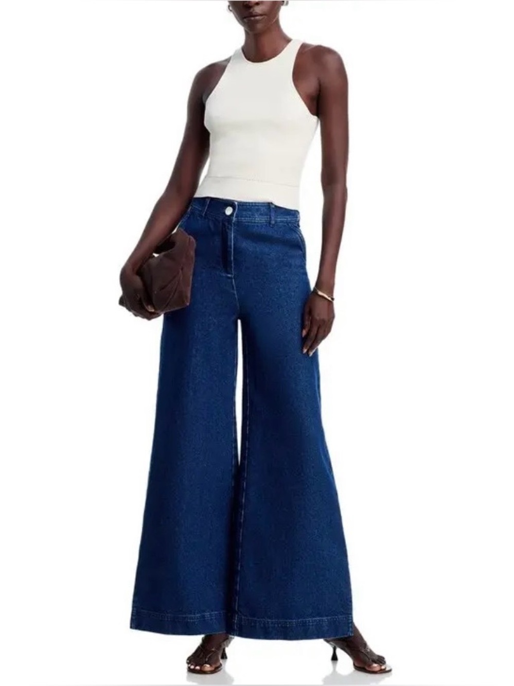 Toccin Eileen Pants in Dark Wash